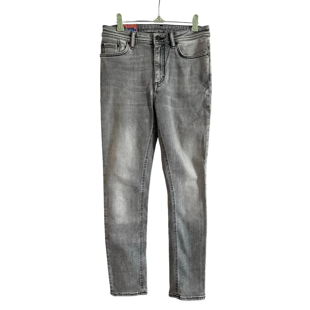ACNE STUDIOS Bla Konst Peg Stone Grey Denim Jeans Skinny Made in Italy - 27 NWT